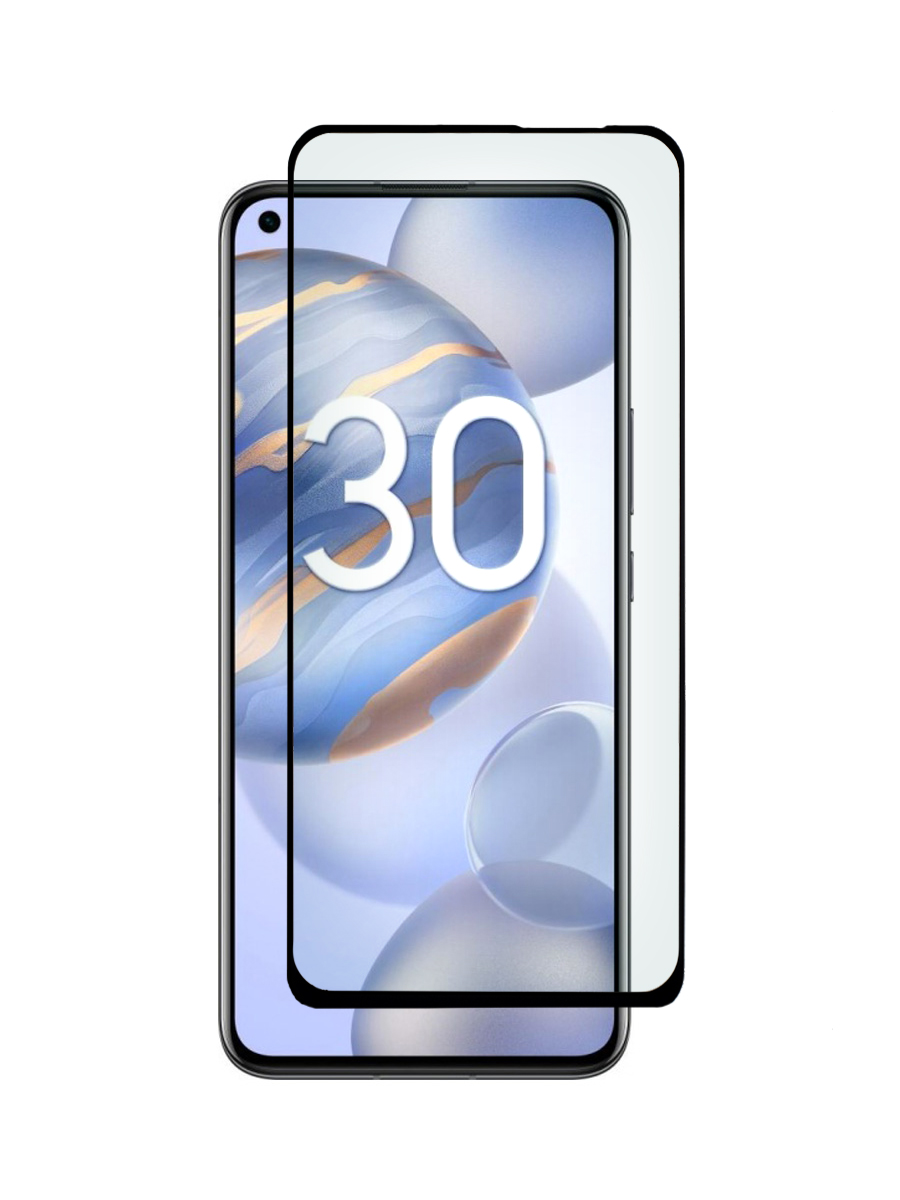 

Защитное стекло 5D для Honor 30 черный, с рамкой, MOTG-5D-HUA-HON-30