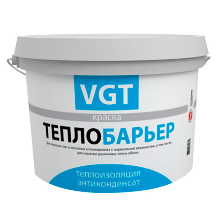 

Краска теплоизоляционная Vgt Вд-Ак-1180 Теплобарьер, Вд-Ак-1180 Теплобарьер