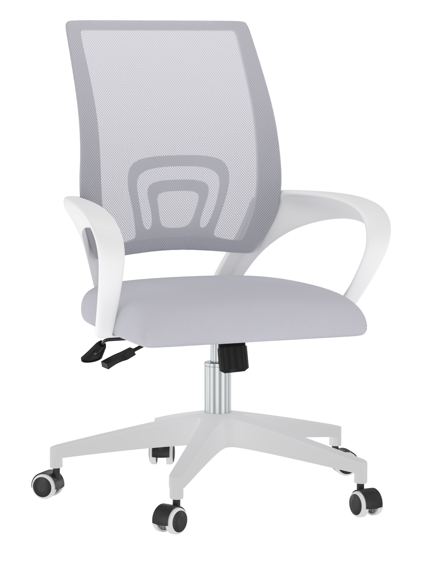 фото Офисное кресло loftyhome staff серый/белый vc6001-gg/w