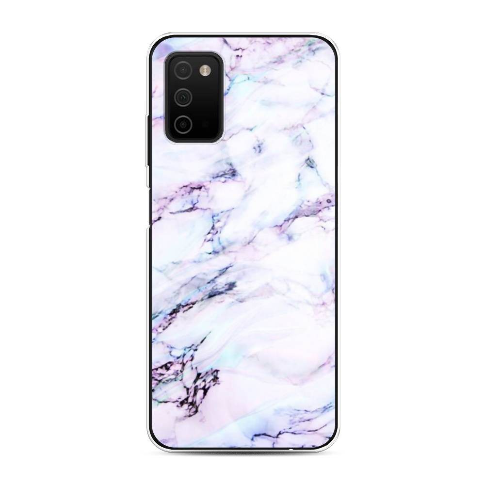 

Чехол на Samsung Galaxy A03s "Радужный мрамор", Серый;фиолетовый, 2103250-3
