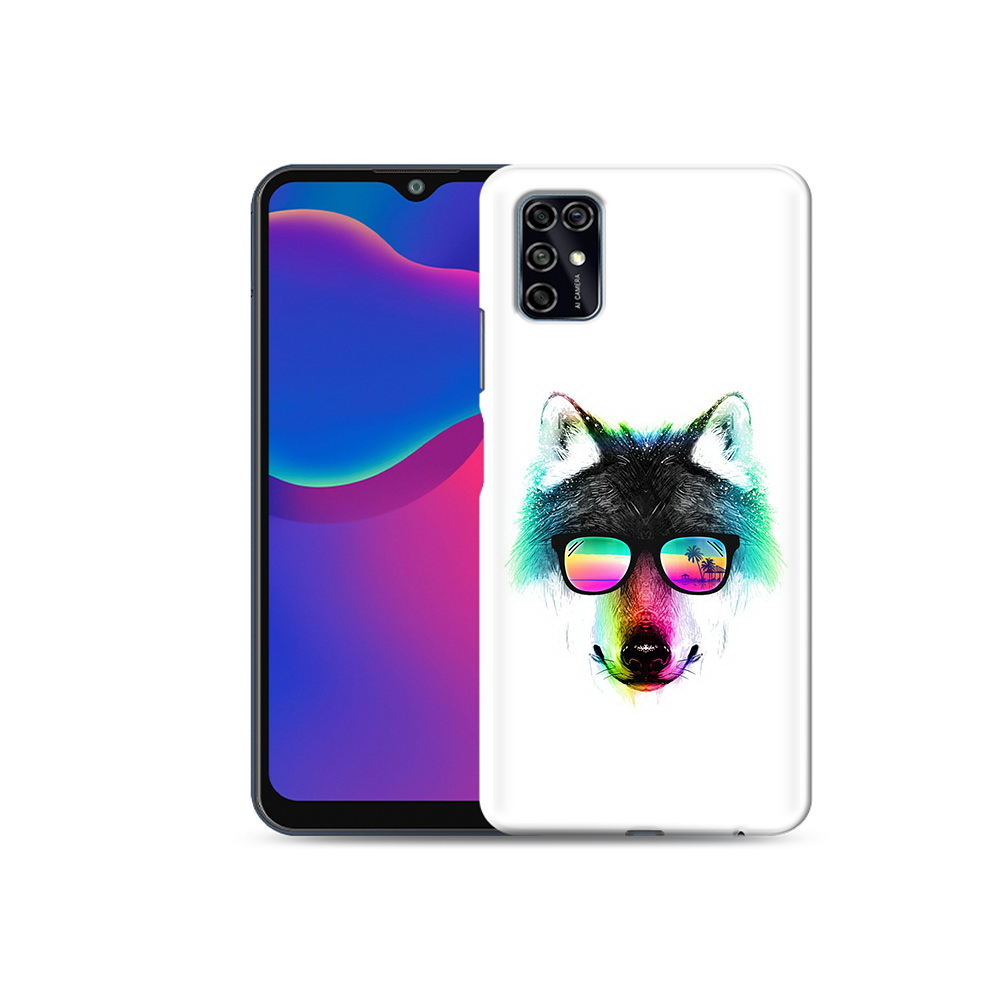 

Чехол MyPads Tocco для ZTE Blade V2020 Smart радужный волк (PT156449.442.567), Прозрачный, Tocco
