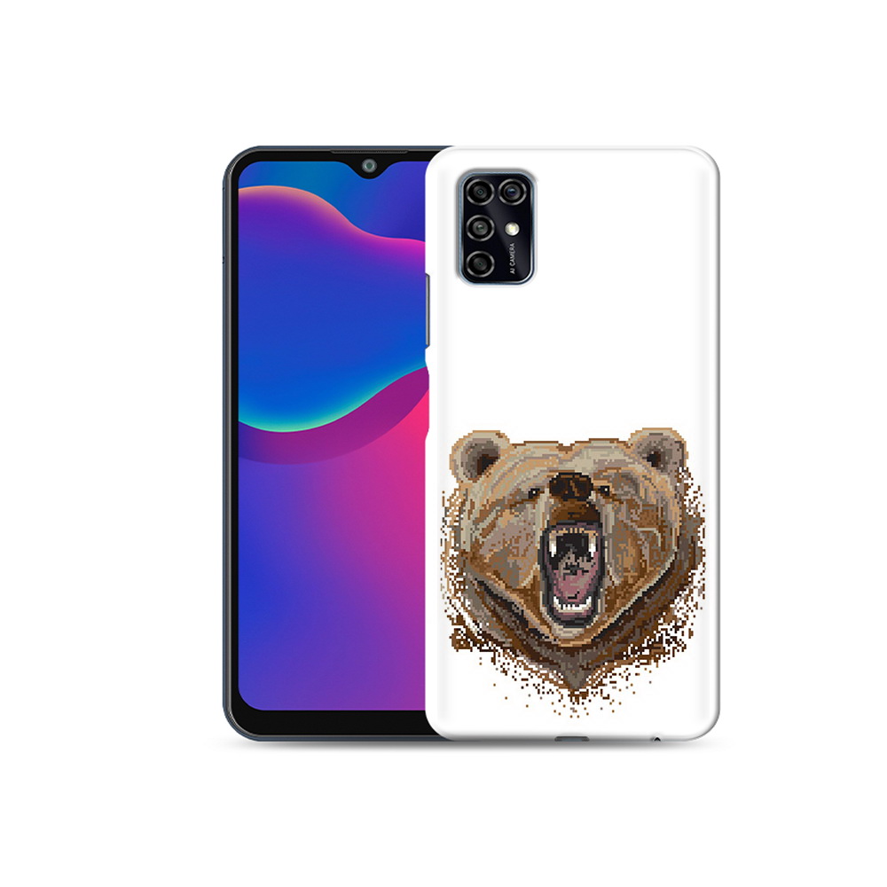 Чехол MyPads Tocco для ZTE Blade V2020 Smart пиксельный медведь (PT156449.442.539)