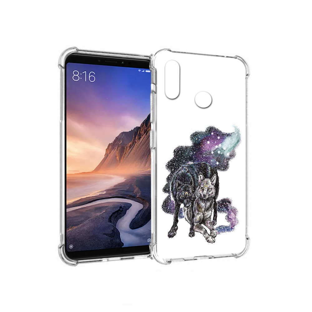 

Чехол MyPads Tocco для Xiaomi Mi Max 3 звездные волки (PT115366.313.352), Прозрачный, Tocco