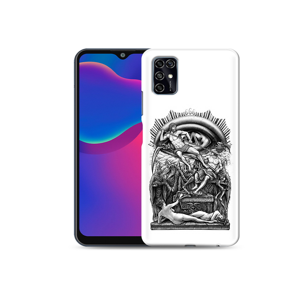 

Чехол MyPads Tocco для ZTE Blade V2020 Smart оракул черно белый (PT156449.442.528), Прозрачный, Tocco