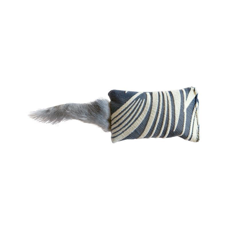 Игрушка для кошек ZooExpress подушечка с хвостом, 8,5х5см