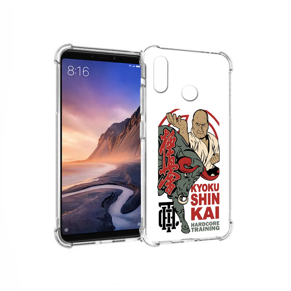 

Чехол MyPads Tocco для Xiaomi Mi Max 3 единоборства рисунок (PT115366.313.343), Прозрачный, Tocco