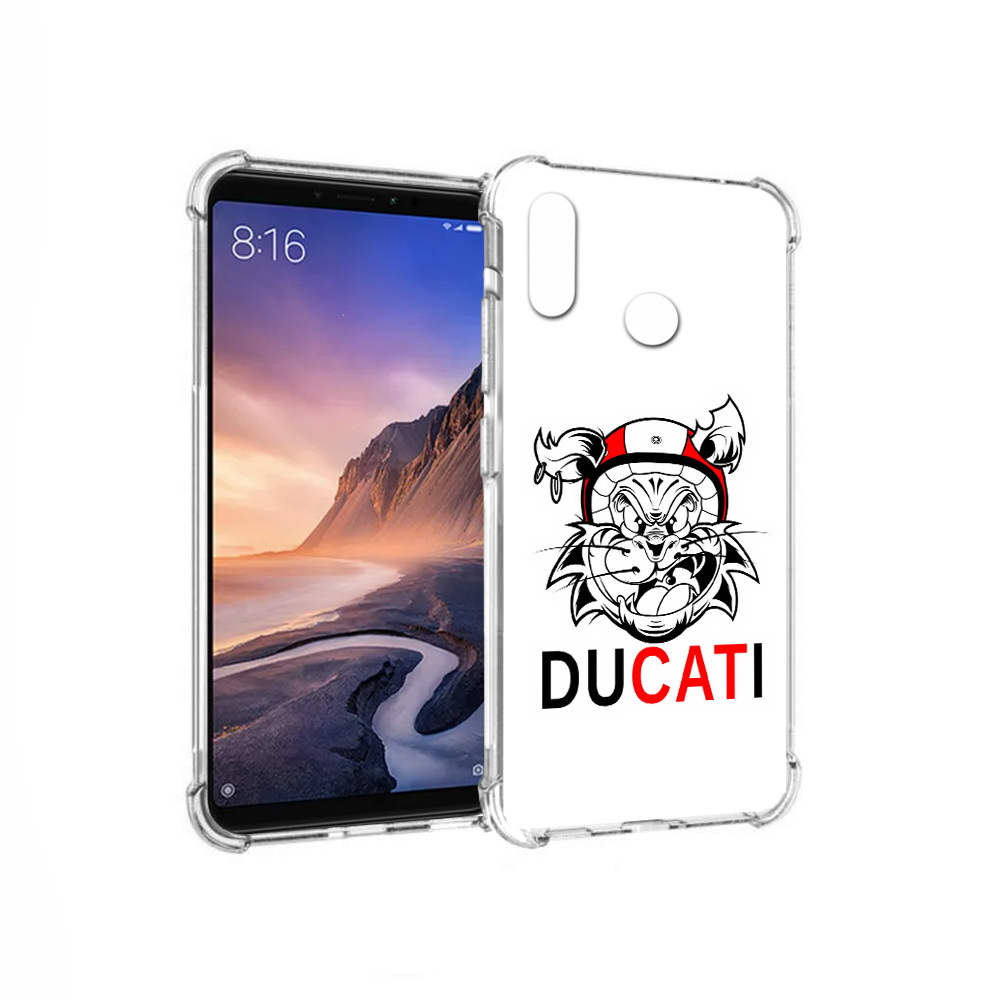 

Чехол MyPads Tocco для Xiaomi Mi Max 3 дукати (PT115366.313.339), Прозрачный, Tocco