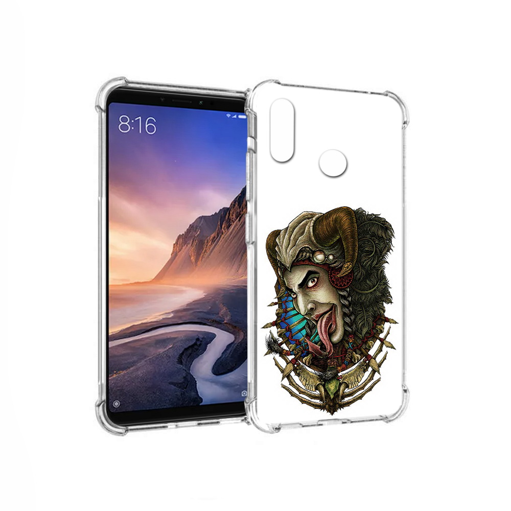 

Чехол MyPads Tocco для Xiaomi Mi Max 3 длинный язык (PT115366.313.330), Прозрачный, Tocco