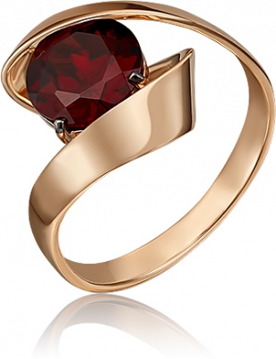 

Кольцо из золота р. , PLATINA jewelry 01-5430-00-204-1110-46, гранат, 01-5430-00-204-1110-46