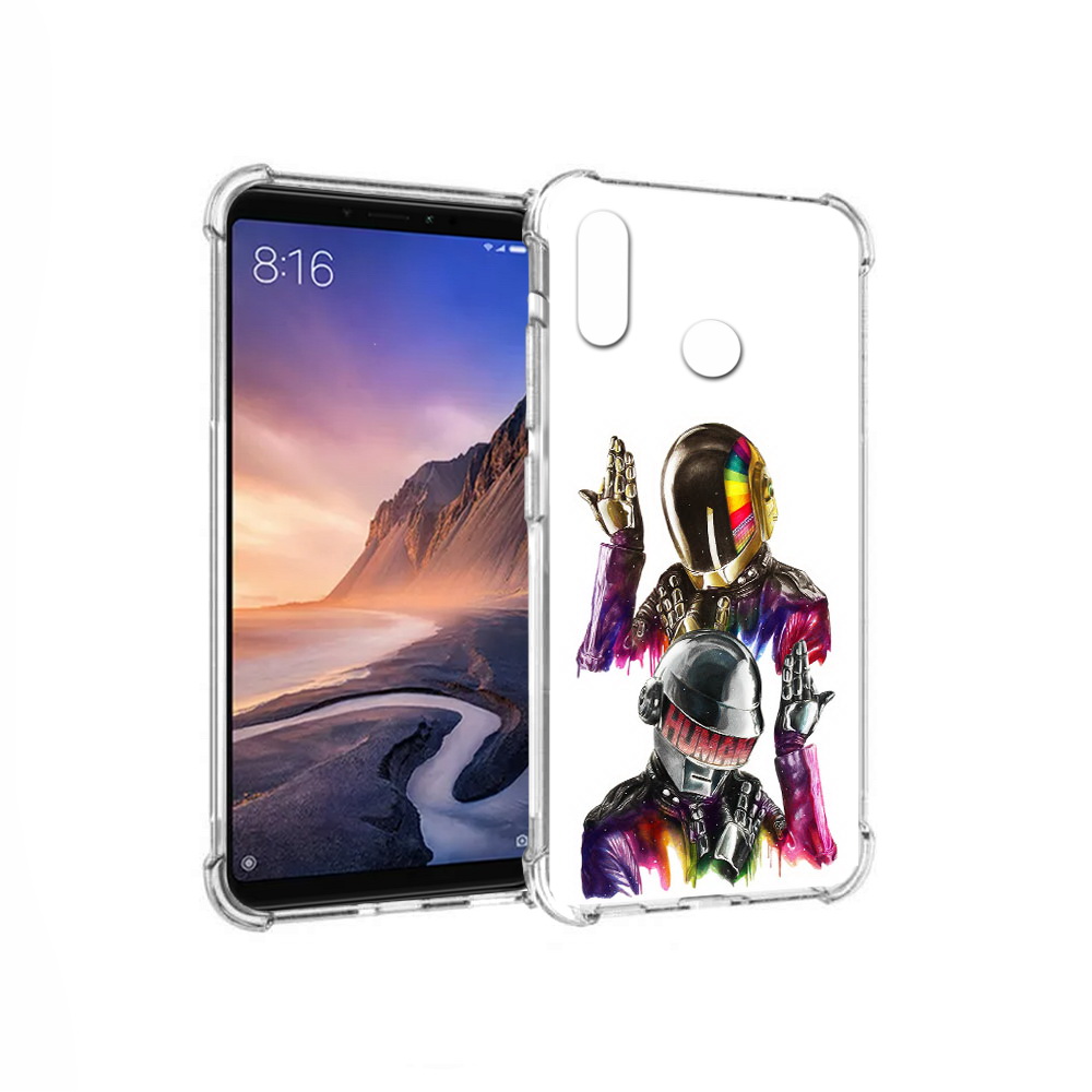 

Чехол MyPads Tocco для Xiaomi Mi Max 3 диско космонавты (PT115366.313.329), Прозрачный, Tocco