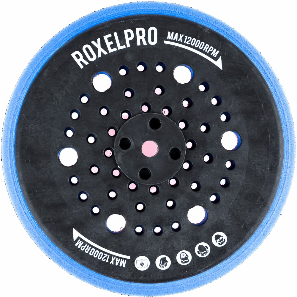 RoxelPro Оправка для шлифовальных кругов FUSION 150 мм, мягкая 195628