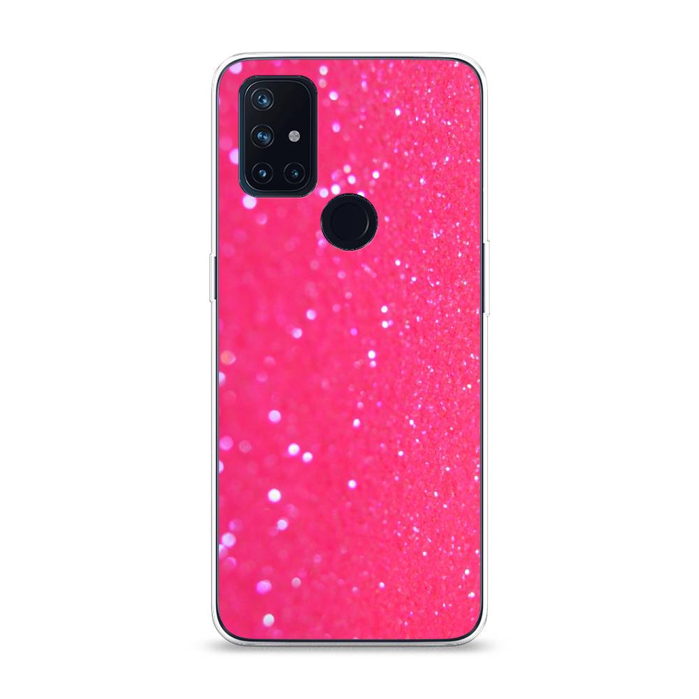 

Чехол Awog "Малиновые блестки рисунок" для OnePlus Nord N10