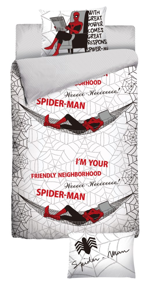 фото Постельное белье marvel поплин 1,5сп friendly spiderman, наволочка 50х70, 100% хлопок
