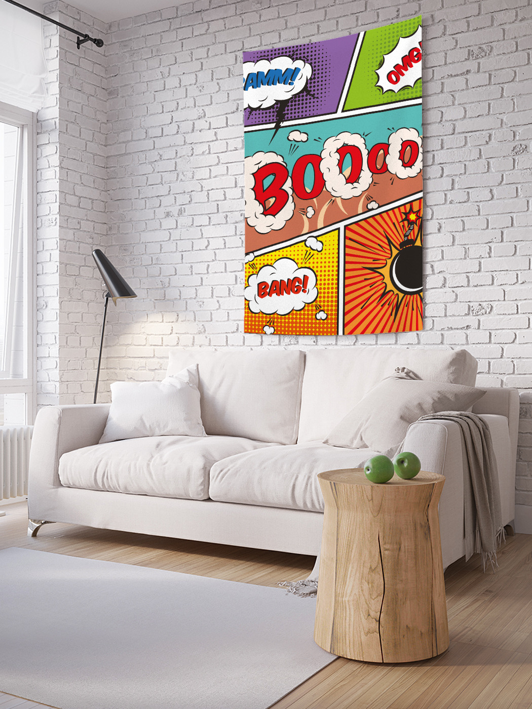 

Вертикальное фотопанно на стену JoyArty Бум-бам! 100x150 см, Бум-бам!