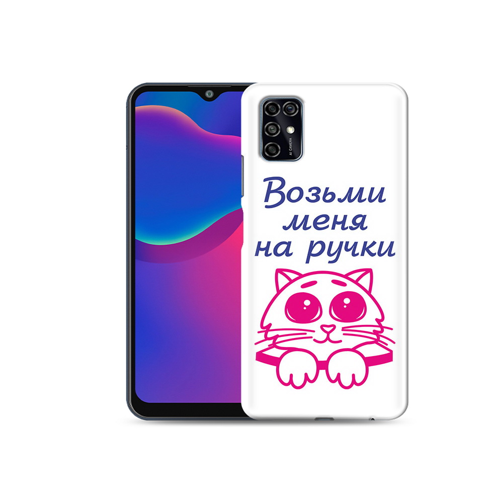 

Чехол MyPads Tocco для ZTE Blade V2020 Smart мяу (PT156449.442.491), Прозрачный, Tocco