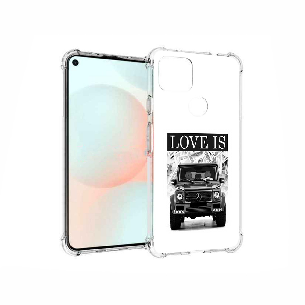 

Чехол MyPads Tocco для Google Pixel 5A гелик, Прозрачный, Tocco