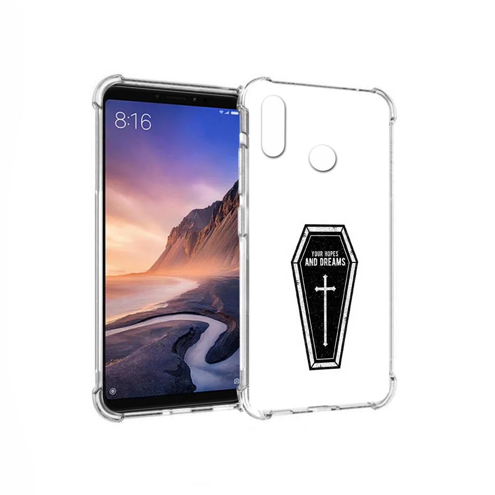 

Чехол MyPads Tocco для Xiaomi Mi Max 3 гроб с мечтами (PT115366.313.299), Прозрачный, Tocco