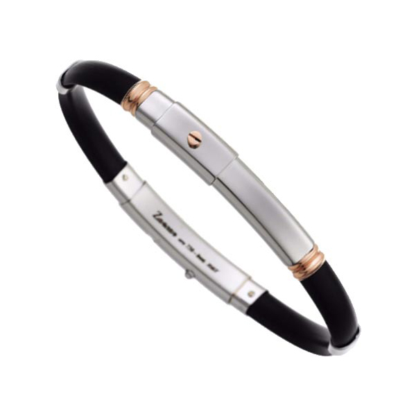 

Браслет из серебра/силикона р. 19 Zancan EXB153R, EXB153R