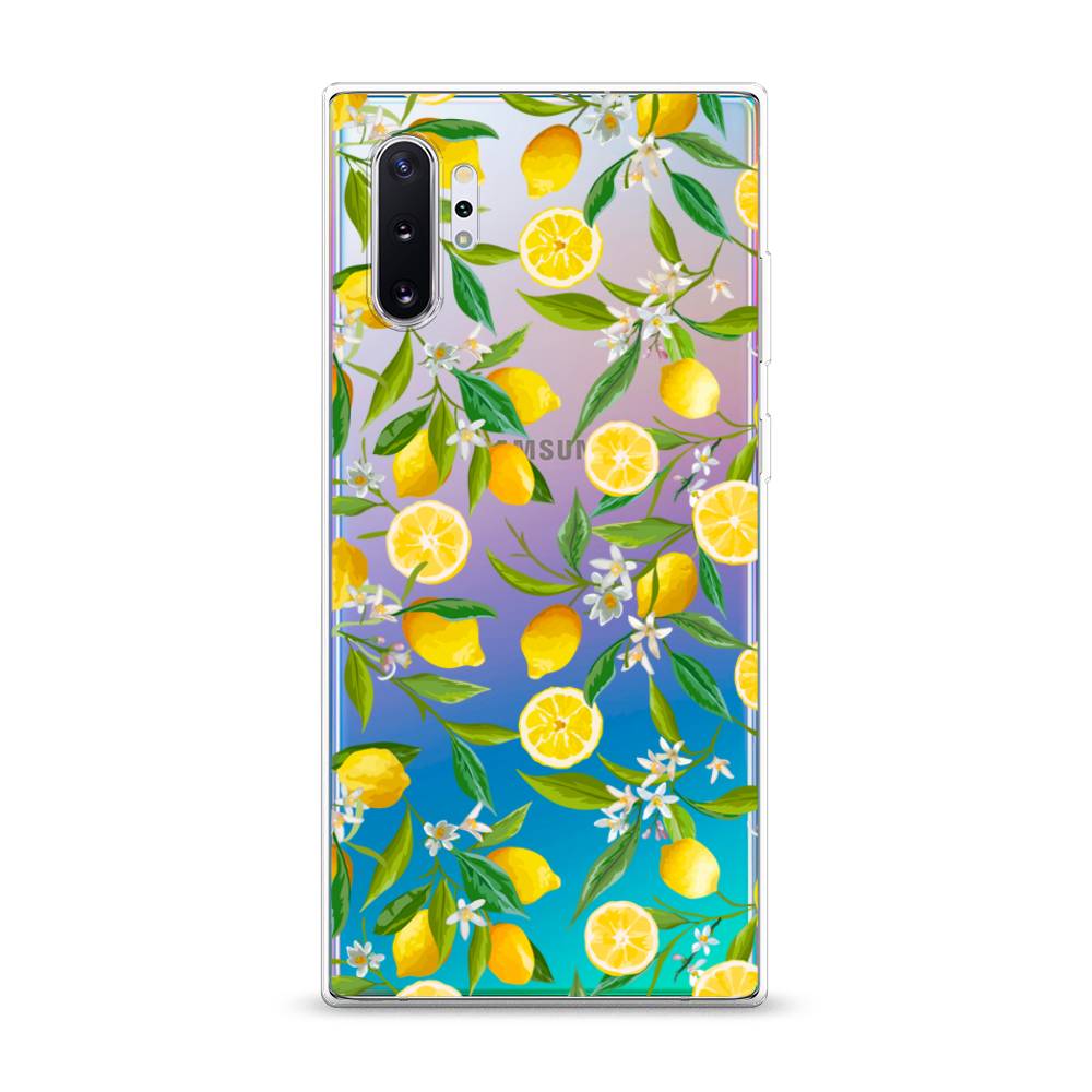 

Чехол Awog на Samsung Galaxy Note 10 + "Сочные лимоны", Разноцветный, 28550-10