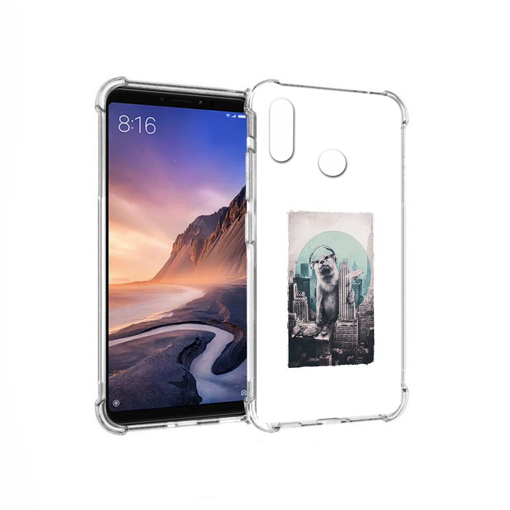 

Чехол MyPads Tocco для Xiaomi Mi Max 3 выдра в городе (PT115366.313.283), Прозрачный, Tocco