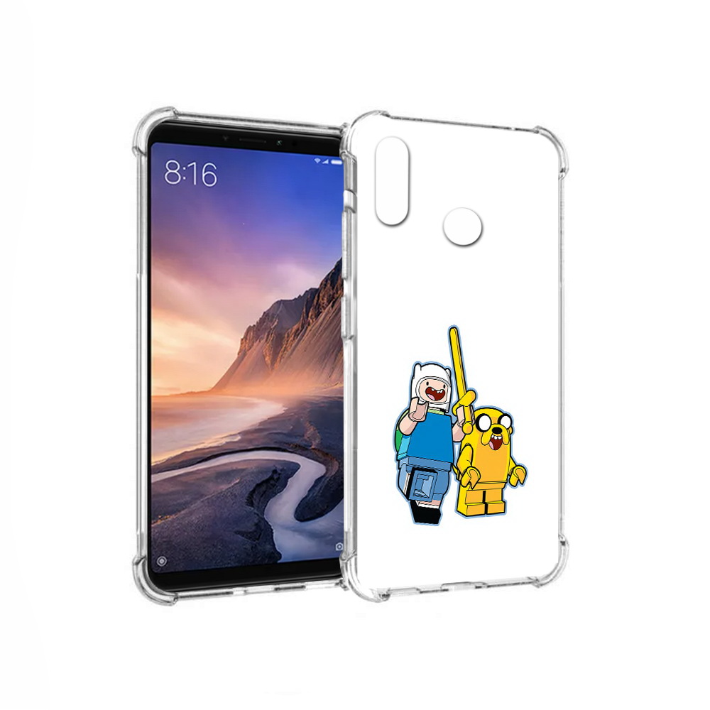 

Чехол MyPads Tocco для Xiaomi Mi Max 3 время приключений лего (PT115366.313.274), Прозрачный, Tocco