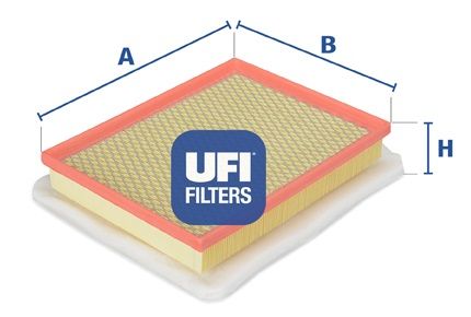 

30.259.00_Фильтр Воздушный Ореl Аstrа/Zаfirа 1.9Сdтi 04> UFI 3025900