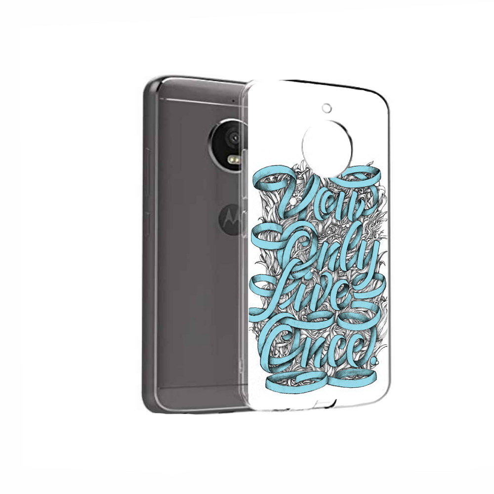 

Чехол MyPads Tocco для Motorola Moto E4 слова из ленты абстракция (PT99977.370.607), Прозрачный, Tocco