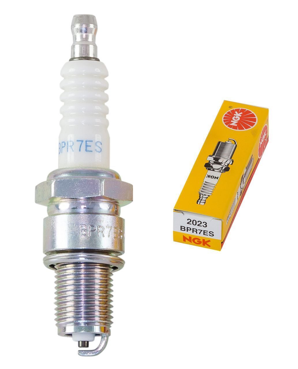 

Свечи зажигания NGK BPR7ES, 2 шт., Свечи зажигания