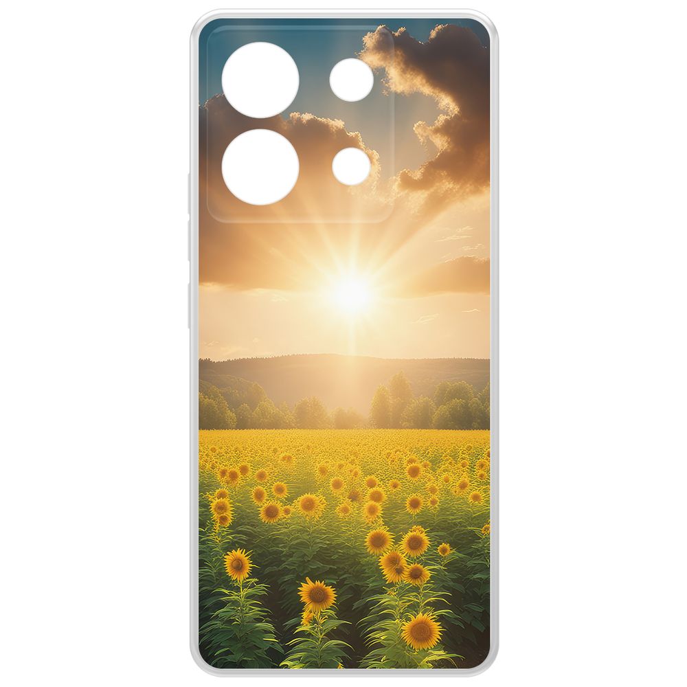 

Чехол-накладка Krutoff Clear Case Солнечно для Xiaomi Redmi Note 13 Pro 5G, Прозрачный