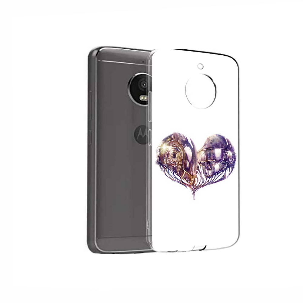 

Чехол MyPads Tocco для Motorola Moto E4 сердце абстракция (PT99977.370.596), Прозрачный, Tocco