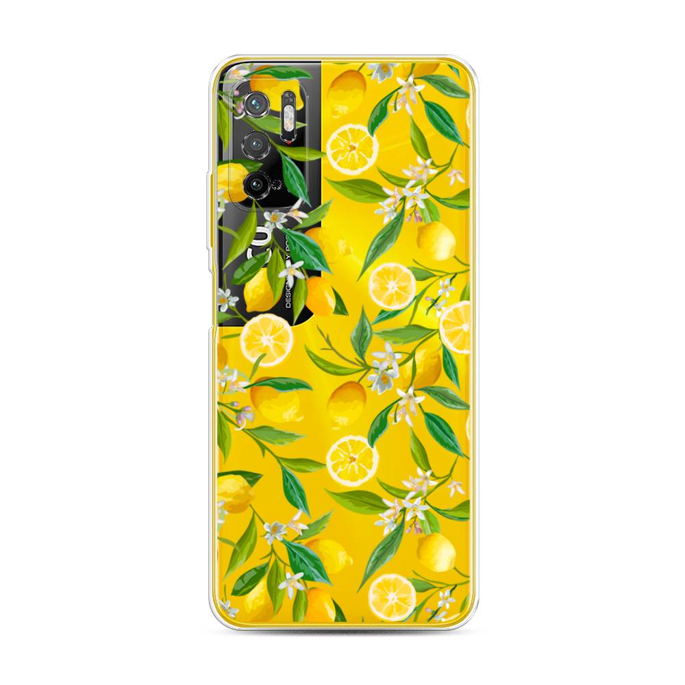 

Чехол Awog на Poco M3 Pro "Сочные лимоны", Разноцветный, 311050-10