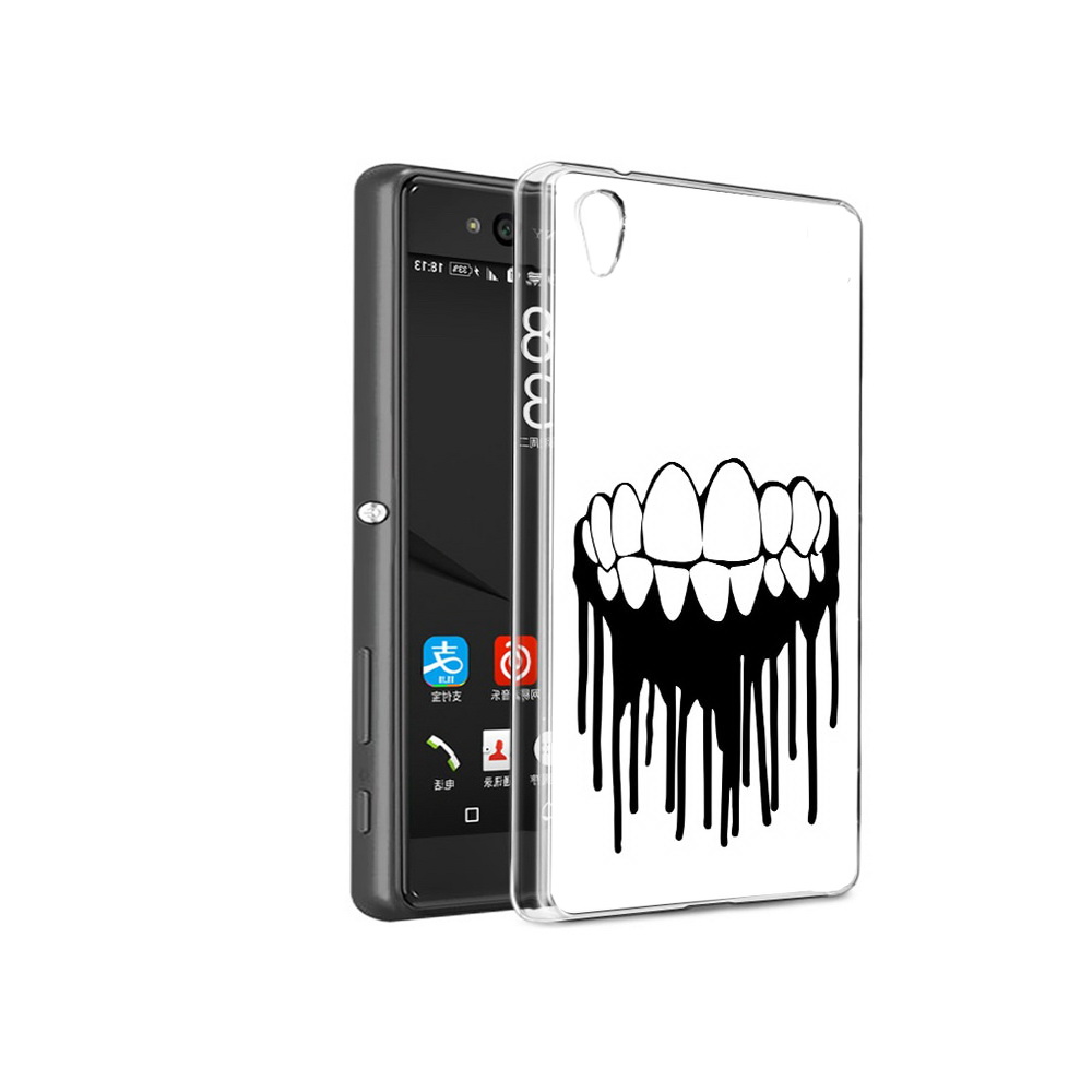 

Чехол MyPads Tocco для Sony Xperia C6 зубы (PT28839.243.372), Прозрачный, Tocco