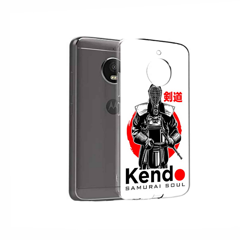 

Чехол MyPads Tocco для Motorola Moto E4 рисованый самурай (PT99977.370.581), Прозрачный, Tocco