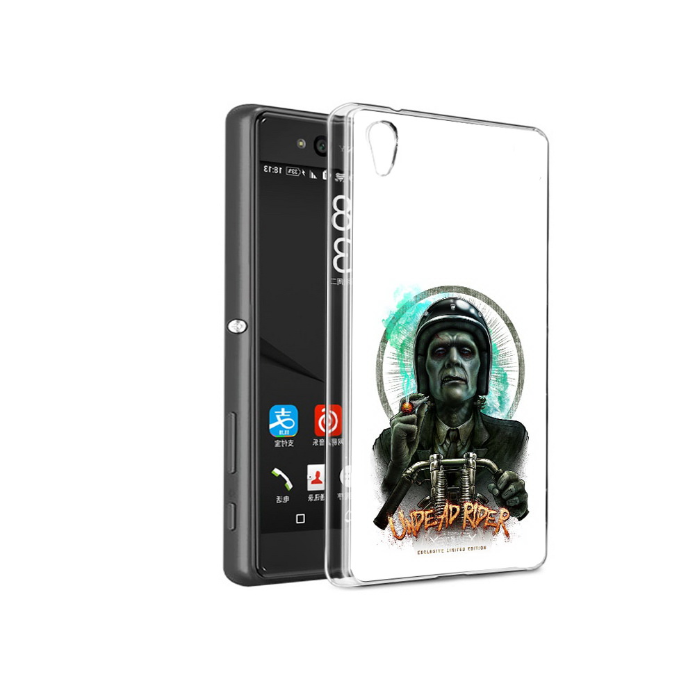 

Чехол MyPads Tocco для Sony Xperia C6 зеленый мужчина с сигаретой на мотоцикле, Прозрачный, Tocco