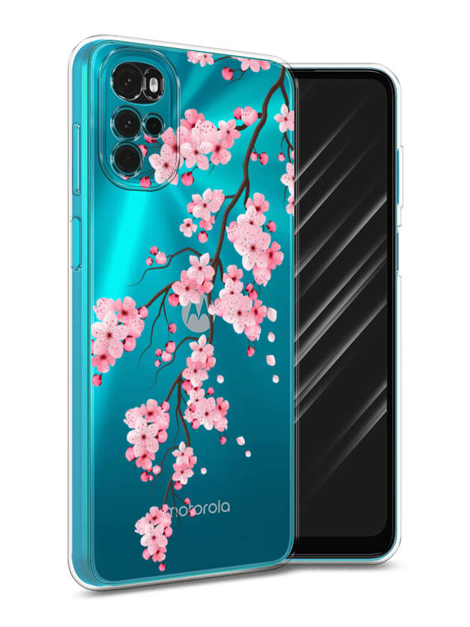 

Чехол Awog на Motorola Moto G22 "Розовая сакура", Разноцветный, 243150-8