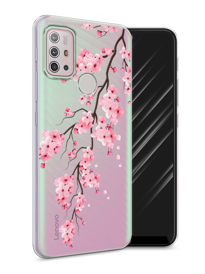 

Чехол Awog на Lenovo K13 Note/Motorola Moto G10/G20/G30 "Розовая сакура", Разноцветный, 242150-8