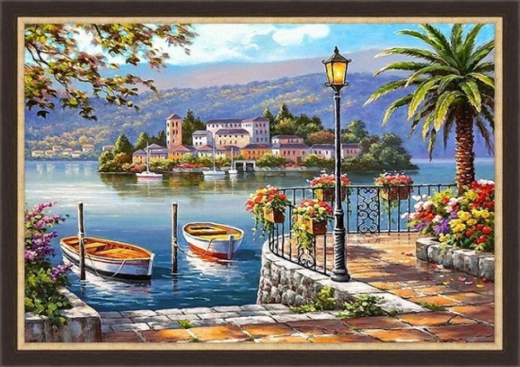

Картина Лэнд Арт Lago Del Porto 50 х 70 см, Lago Del Porto