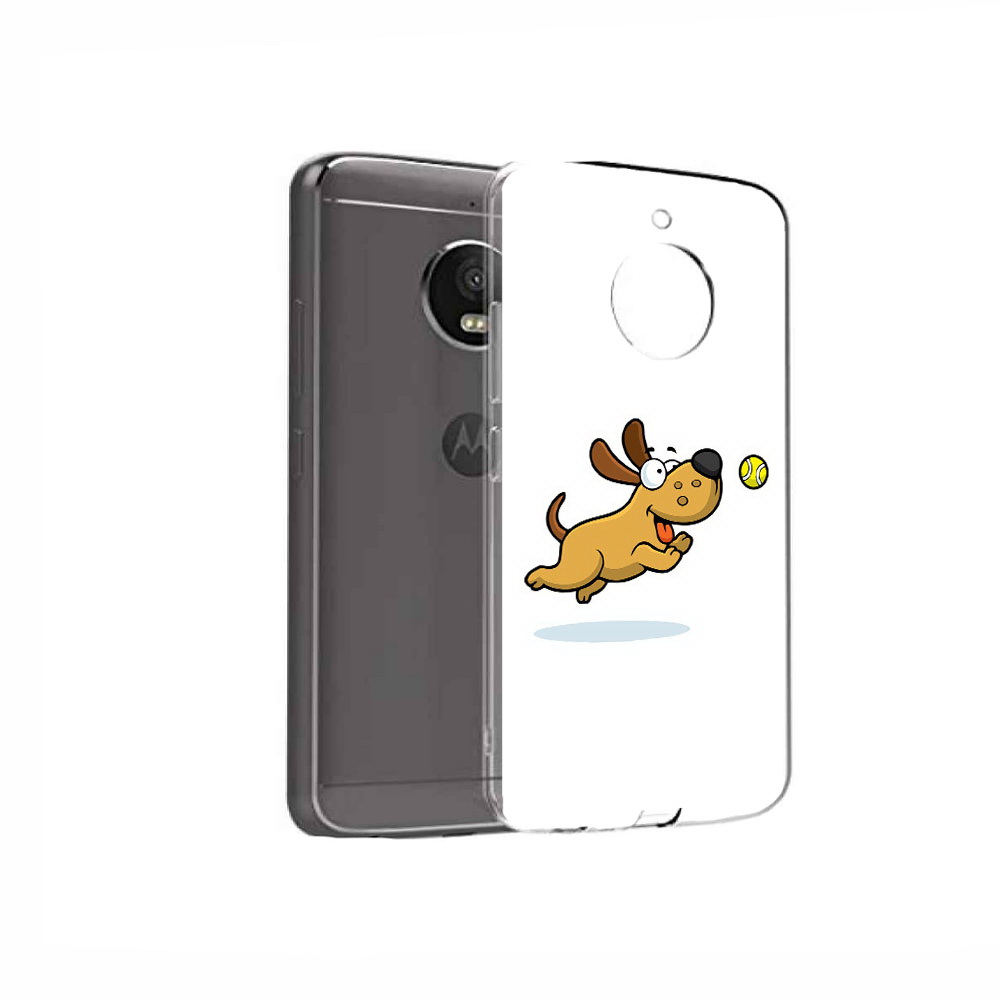 

Чехол MyPads Tocco для Motorola Moto E4 пёсик (PT99977.370.563), Прозрачный, Tocco