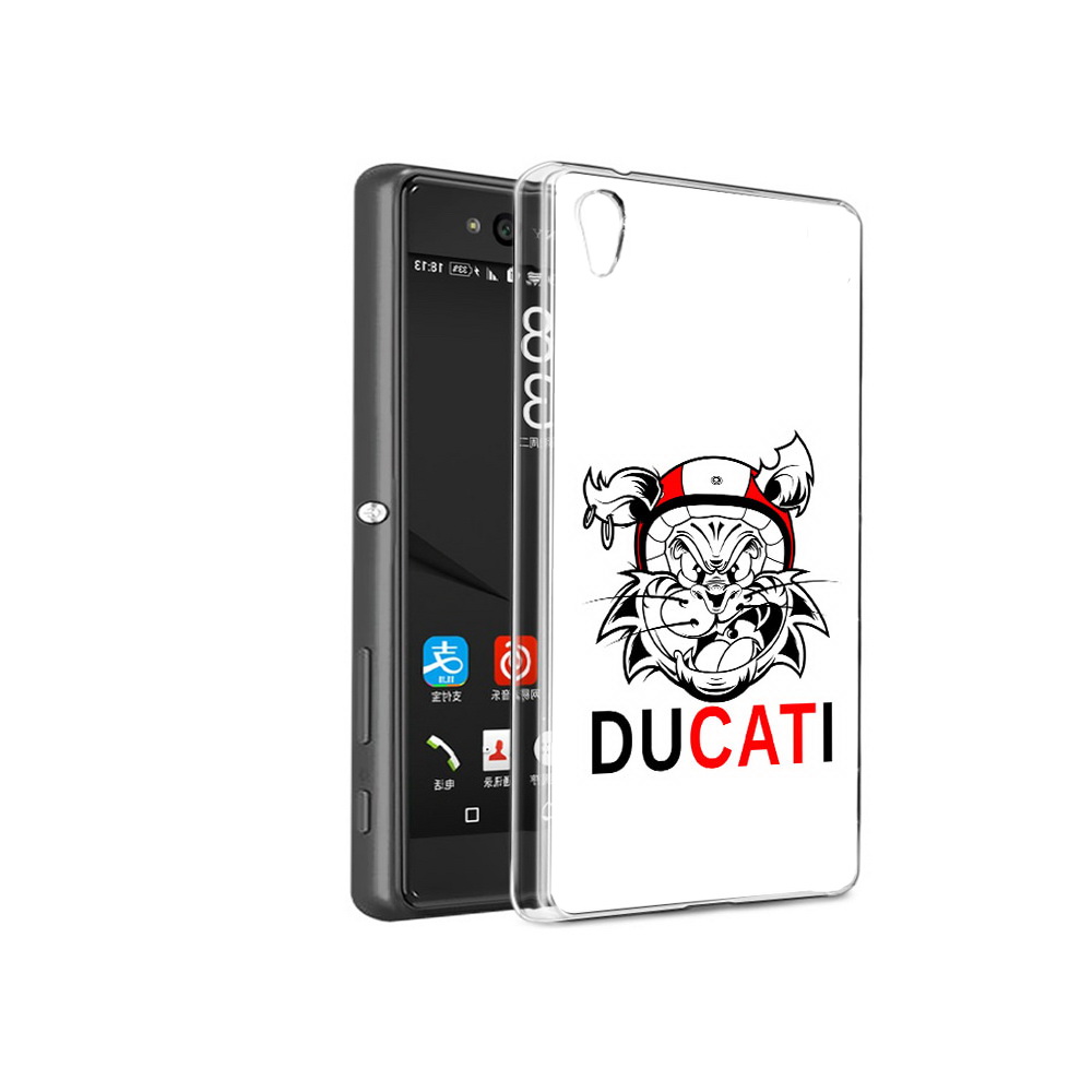 

Чехол MyPads Tocco для Sony Xperia C6 дукати (PT28839.243.339), Прозрачный, Tocco
