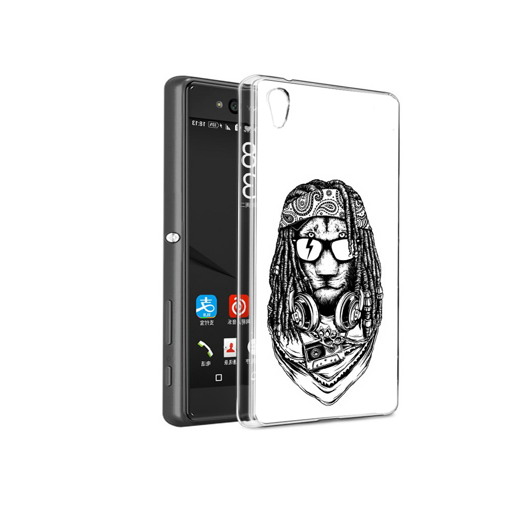 

Чехол MyPads Tocco для Sony Xperia C6 дреды льва (PT28839.243.338), Прозрачный, Tocco