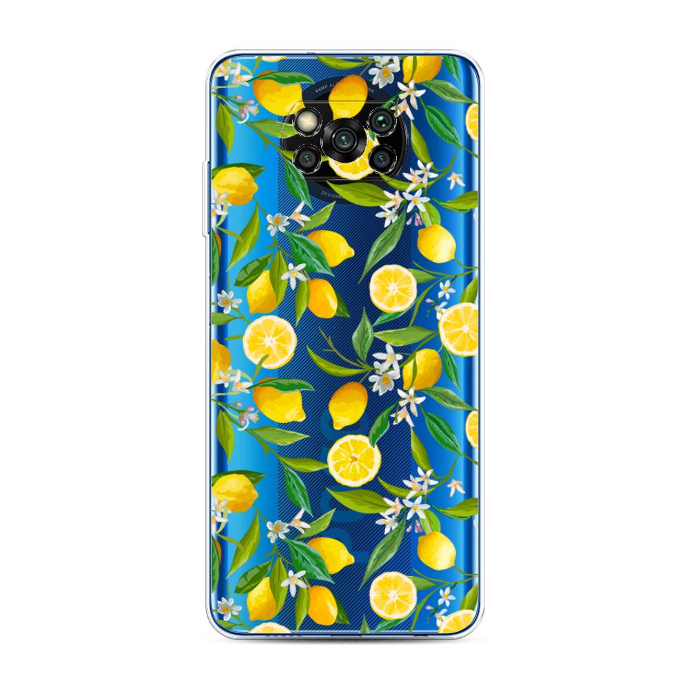 

Чехол Awog на Poco X3 NFC "Сочные лимоны", Разноцветный, 39250-10