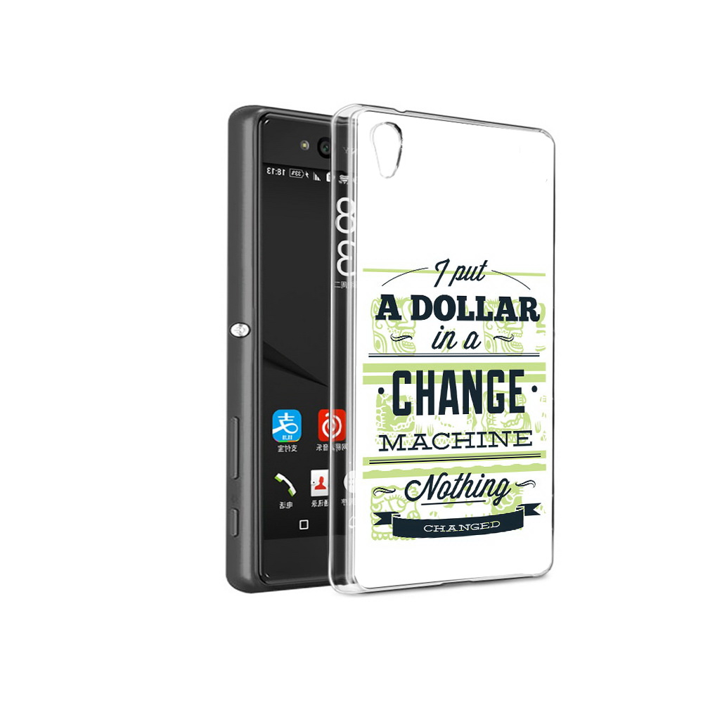 

Чехол MyPads Tocco для Sony Xperia C6 доллар надпись (PT28839.243.336), Прозрачный, Tocco