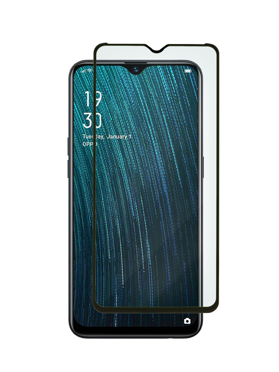 

Защитное стекло 5D для Oppo A5s черный, с рамкой, MOTG-5D-OPPO-A5s