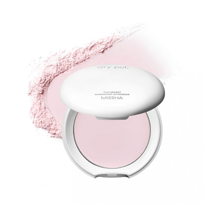 Компактная матирующая пудра Missha против темных пятен Airy Pot Pressed Powder Pink 5г