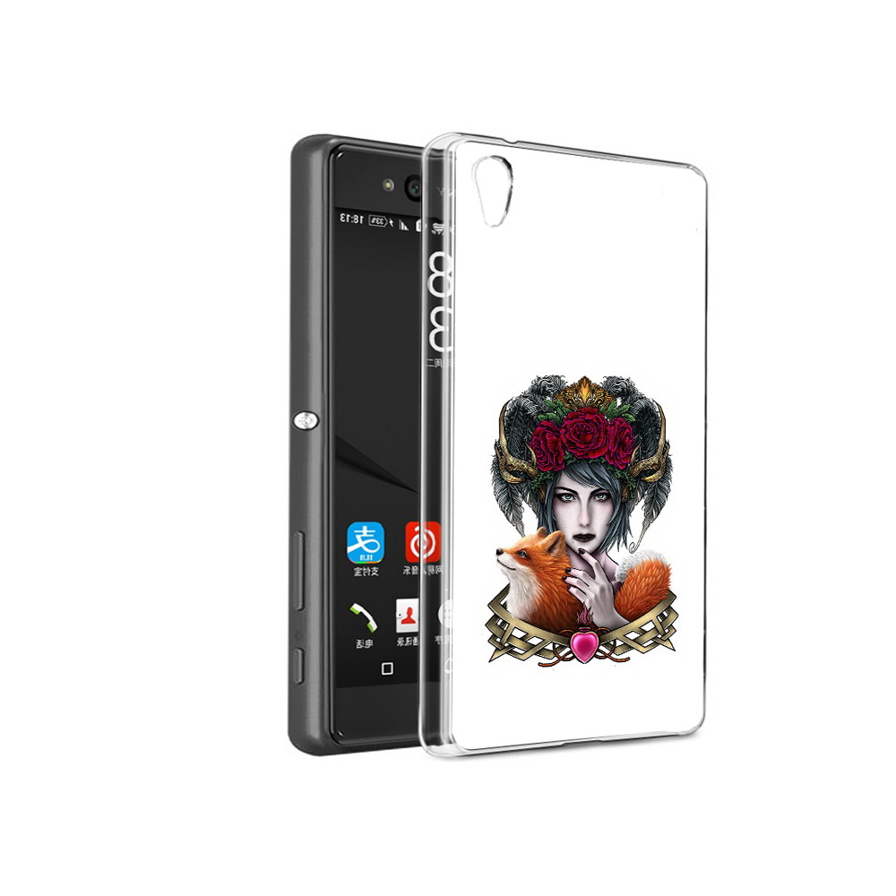 

Чехол MyPads Tocco для Sony Xperia C6 девушка с лисой (PT28839.243.314), Прозрачный, Tocco