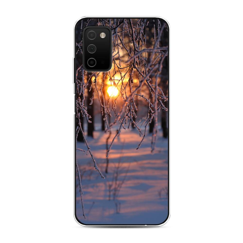 

Чехол на Samsung Galaxy A03s "Зима 7", Оранжевый;розовый;черный, 2103250-2