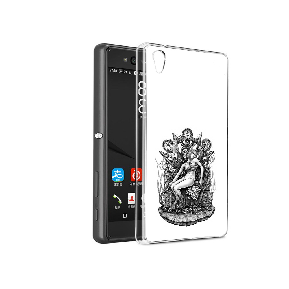 

Чехол MyPads Tocco для Sony Xperia C6 девушка на троне (PT28839.243.309), Прозрачный, Tocco