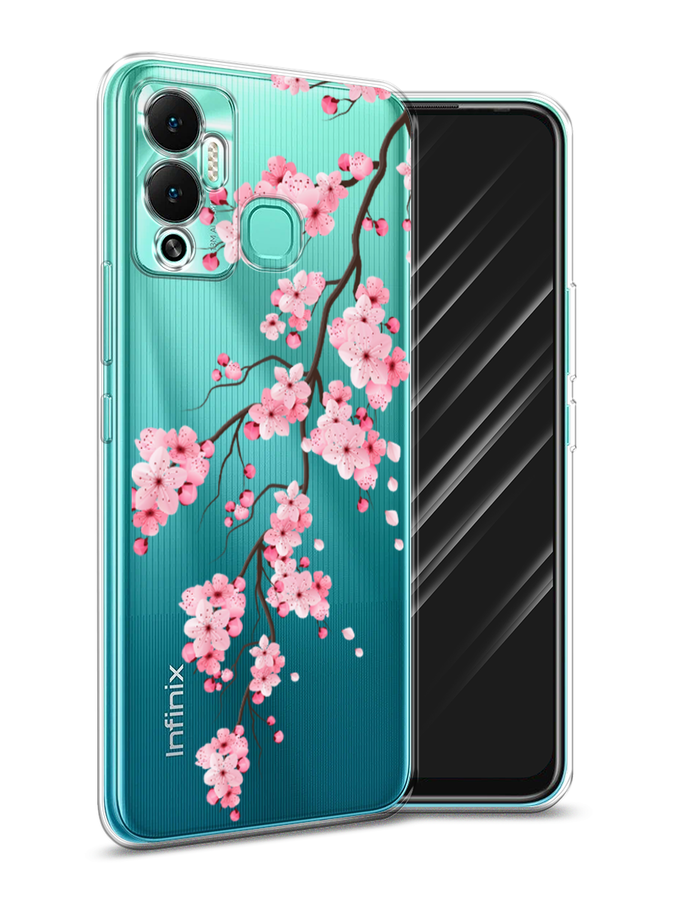 

Чехол Awog на Infinix Hot 12 Play "Розовая сакура", Разноцветный, 3101750-8