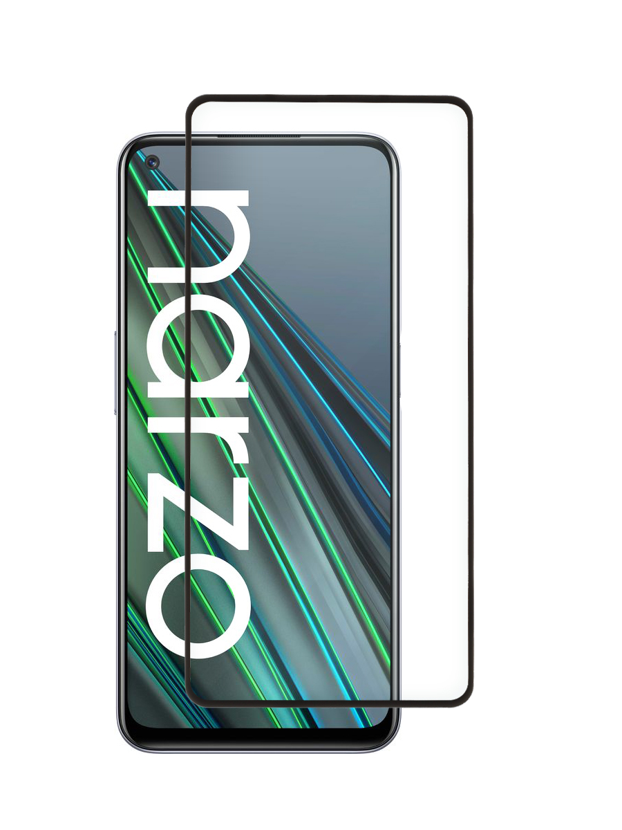 

Защитное стекло 3D для Realme Narzo 30 черный, MOTG-3D-RLM-NRZ30