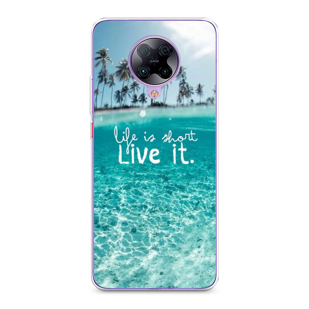 

Чехол Awog на Poco F2 Pro/Redmi K30 Pro "Live it", Разноцветный, 37050-7